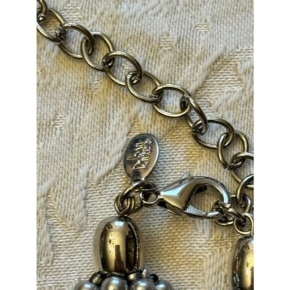 JOAN RIVERS STARLET STYLE NECKLACE IN SHADES OF PINK, BROWN and GOLD - Picture 7 of 16